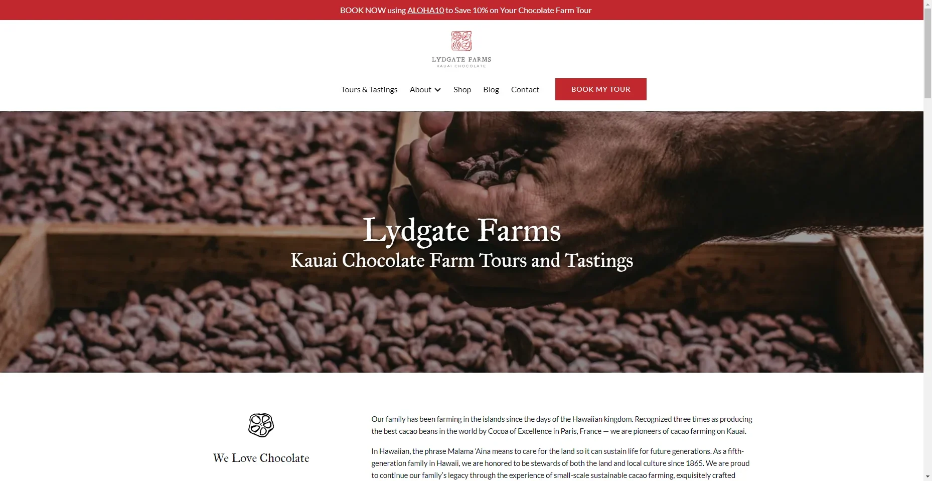 Lydgate Farms in Hawaiʻi