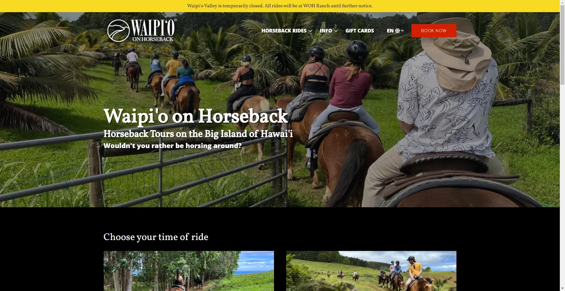 Waipi’o on Horseback in Hawaiʻi
