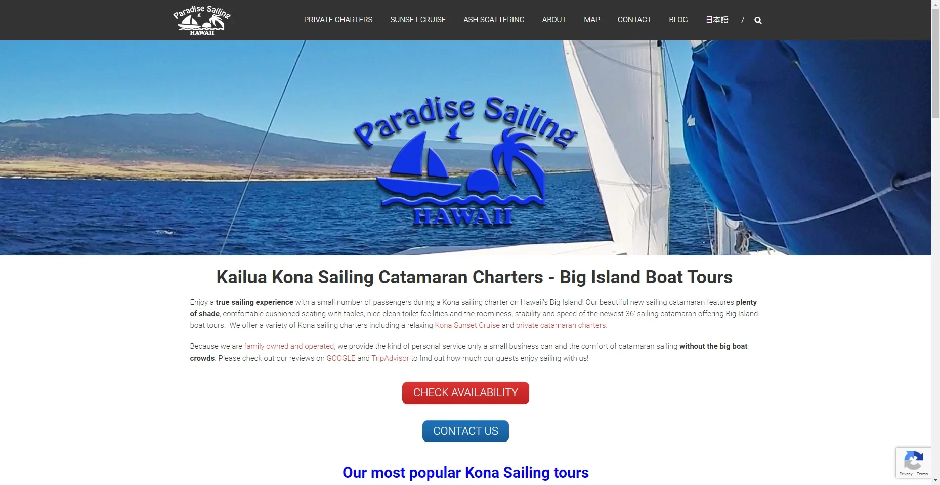 Paradise Sailing Charter in Hawaiʻi