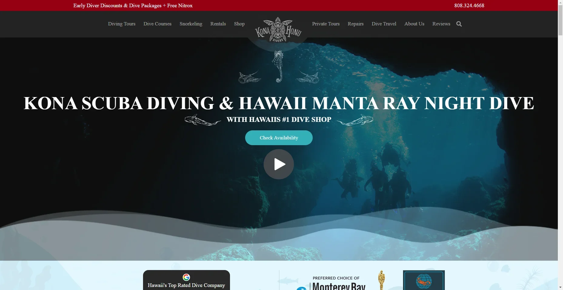 Kona Honu Divers in Hawaiʻi