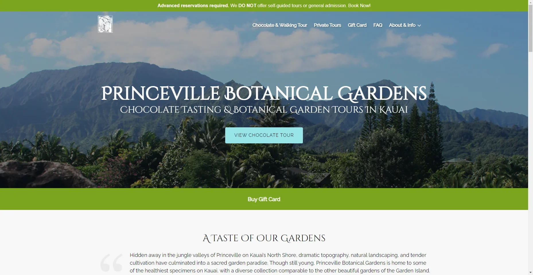Princeville Botanical Gardens in Hawaiʻi