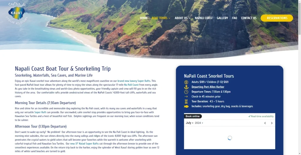 Captain J’s Kauai Offshore Adventures in Hawaiʻi