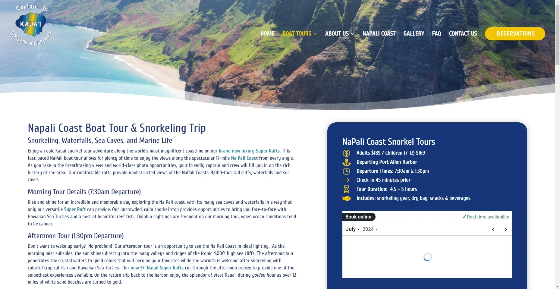 Captain J’s Kauai Offshore Adventures in Hawaiʻi