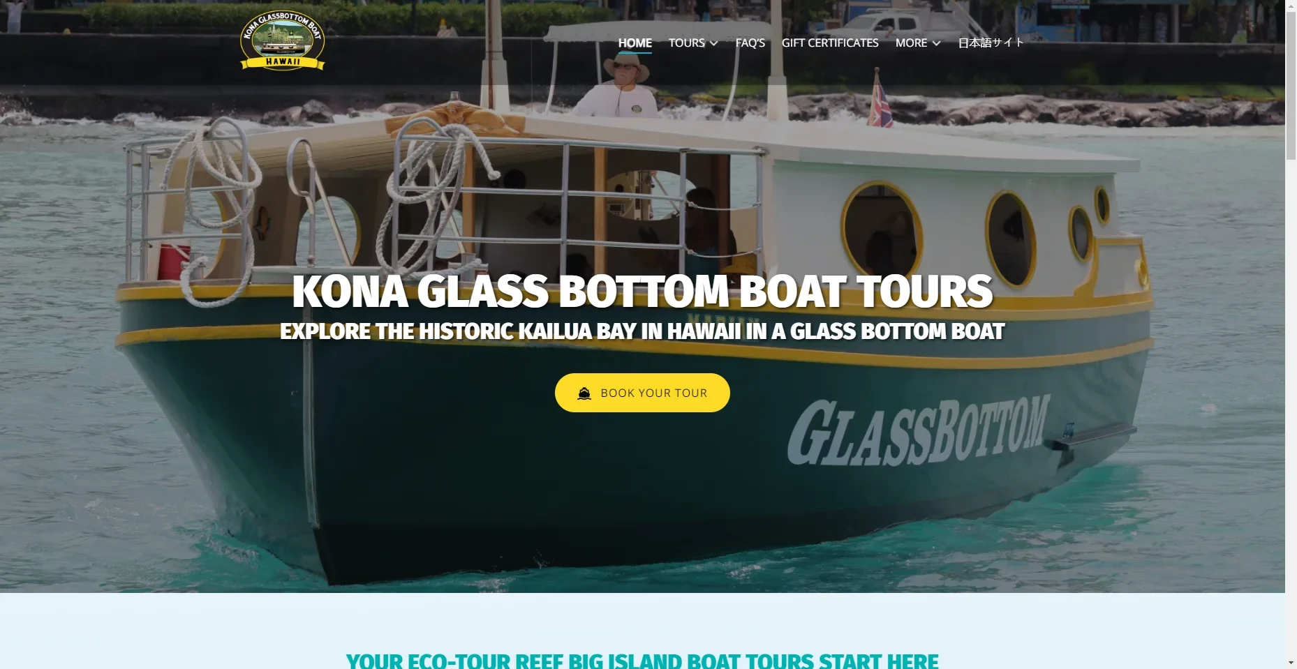 Kona Glass Bottom Boat Tours in Hawaiʻi