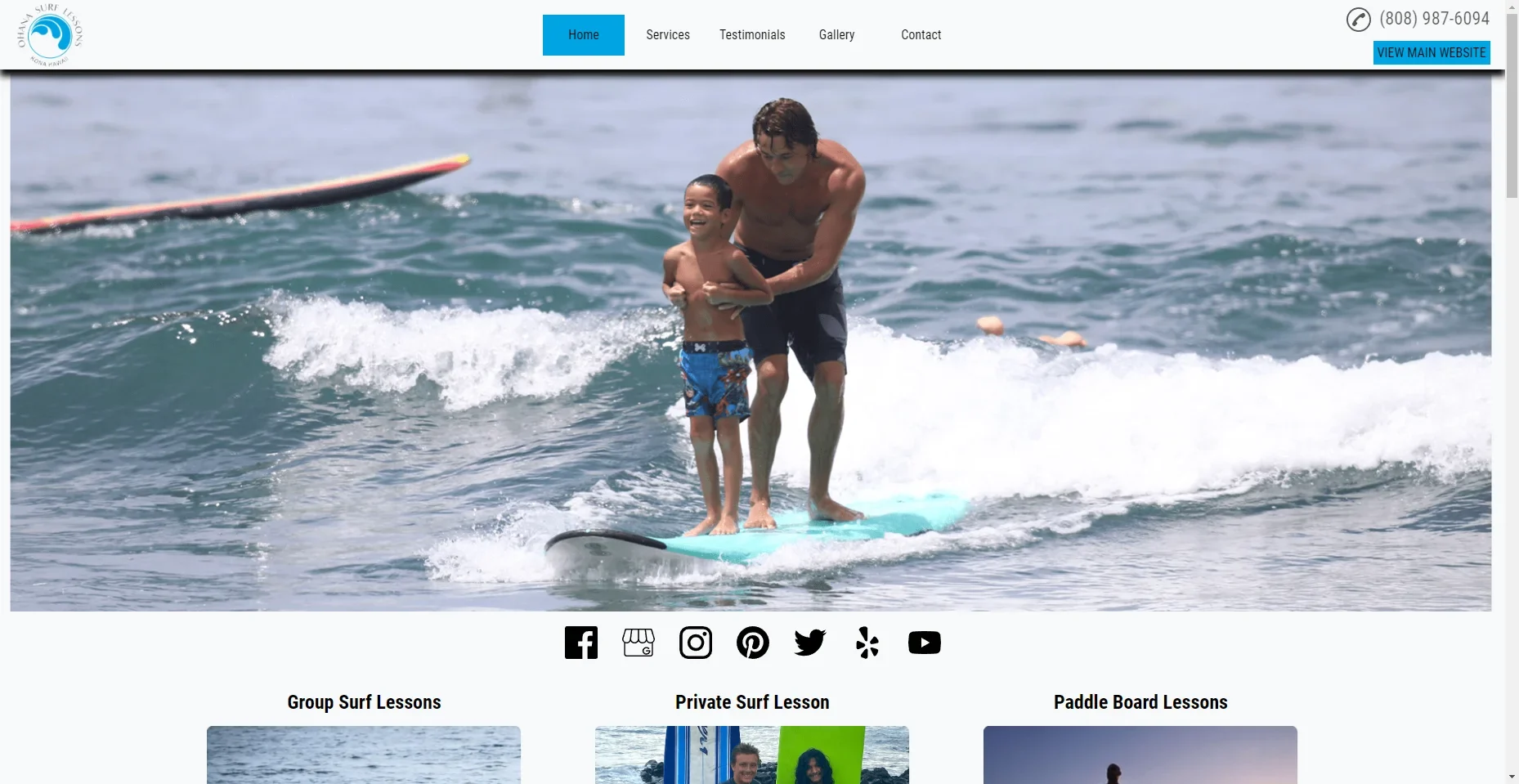 Ohana Surf Lessons in Hawaiʻi