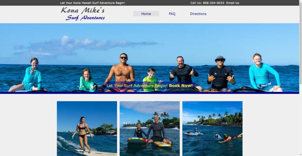 Kona Mike’s Surfing Lessons in Hawaiʻi