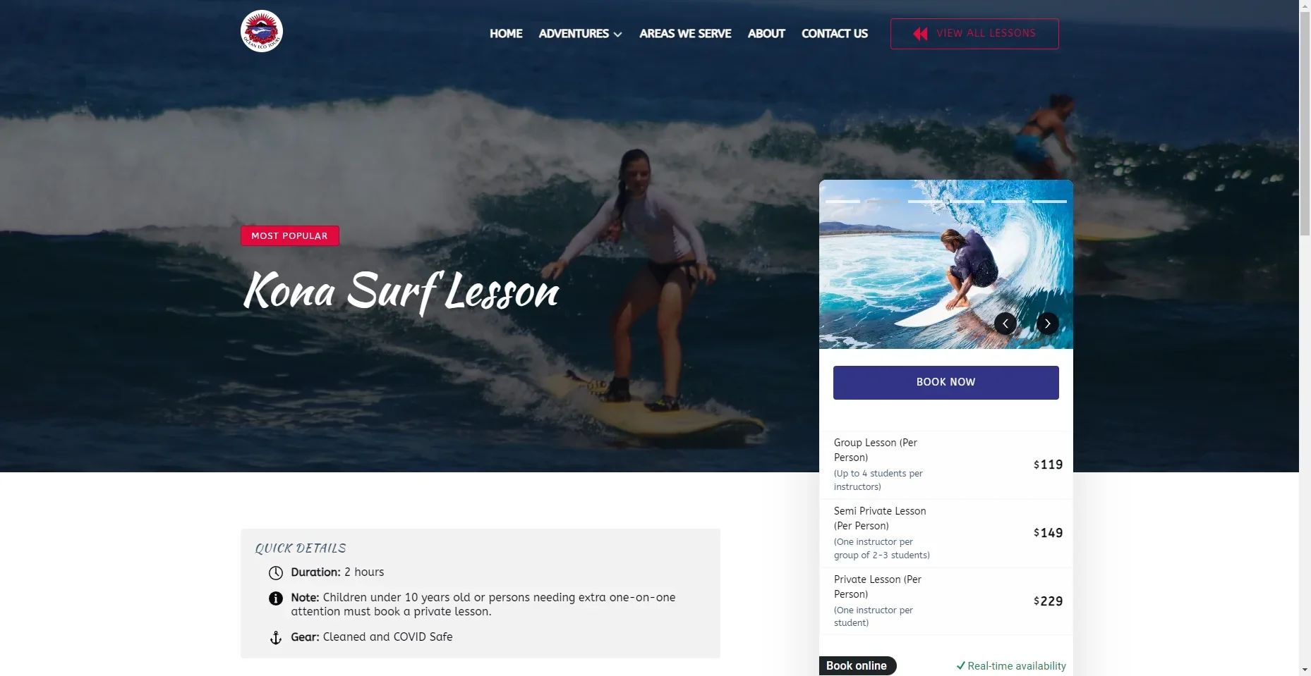 Ocean Eco Tour – Surfing Lesson in Hawaiʻi