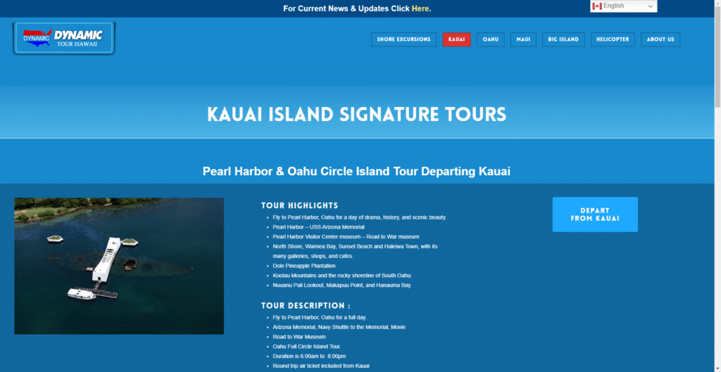 Dynamic Tour Hawaii in Hawaiʻi