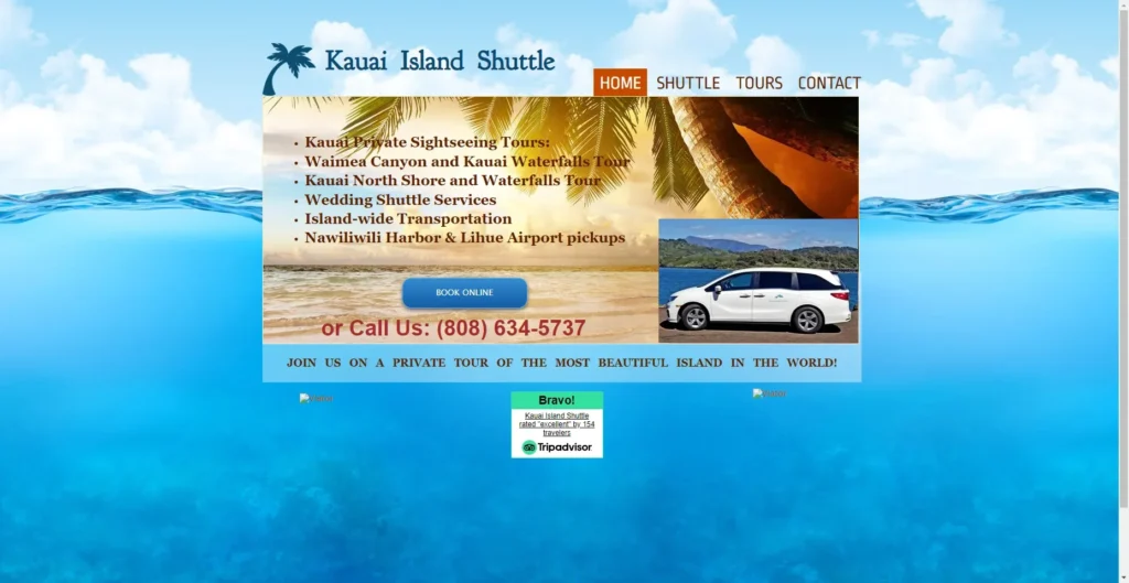 Kauai Island Shuttle in Hawaiʻi