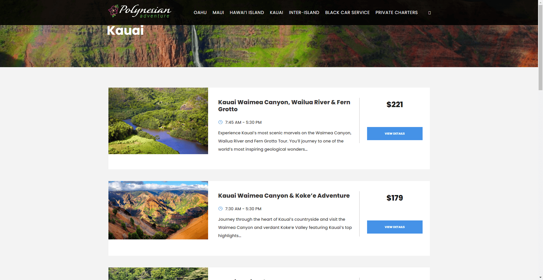 Polynesian Adventure Tours in Hawaiʻi