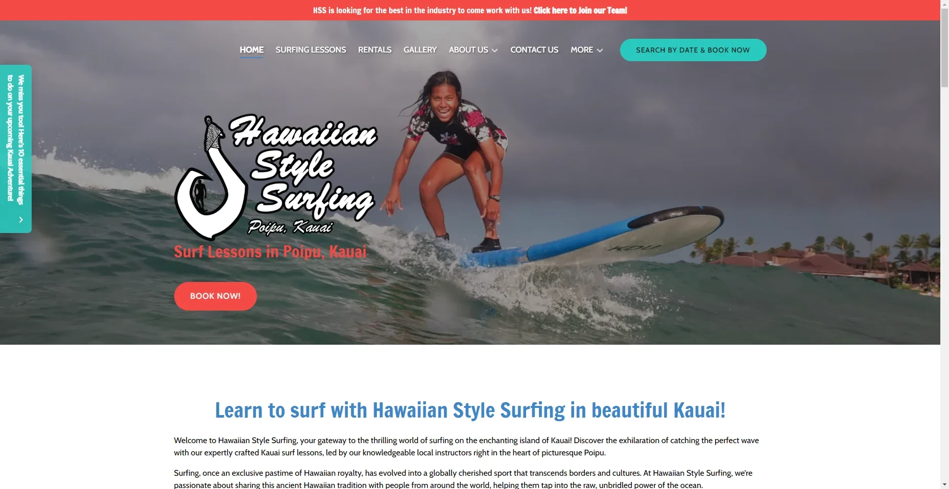 Hawaiian Style Surfing in Hawaiʻi
