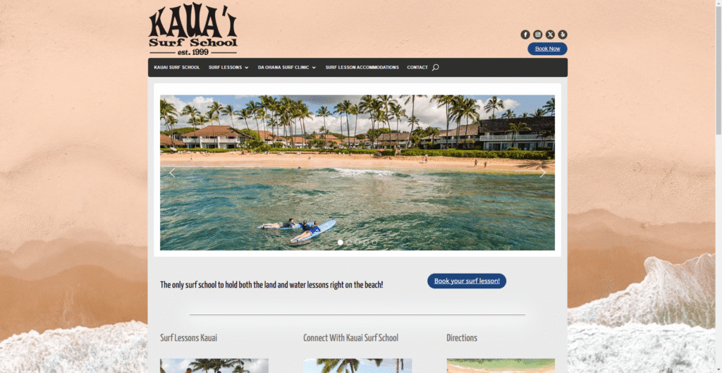 Kauai Surf School in Hawaiʻi