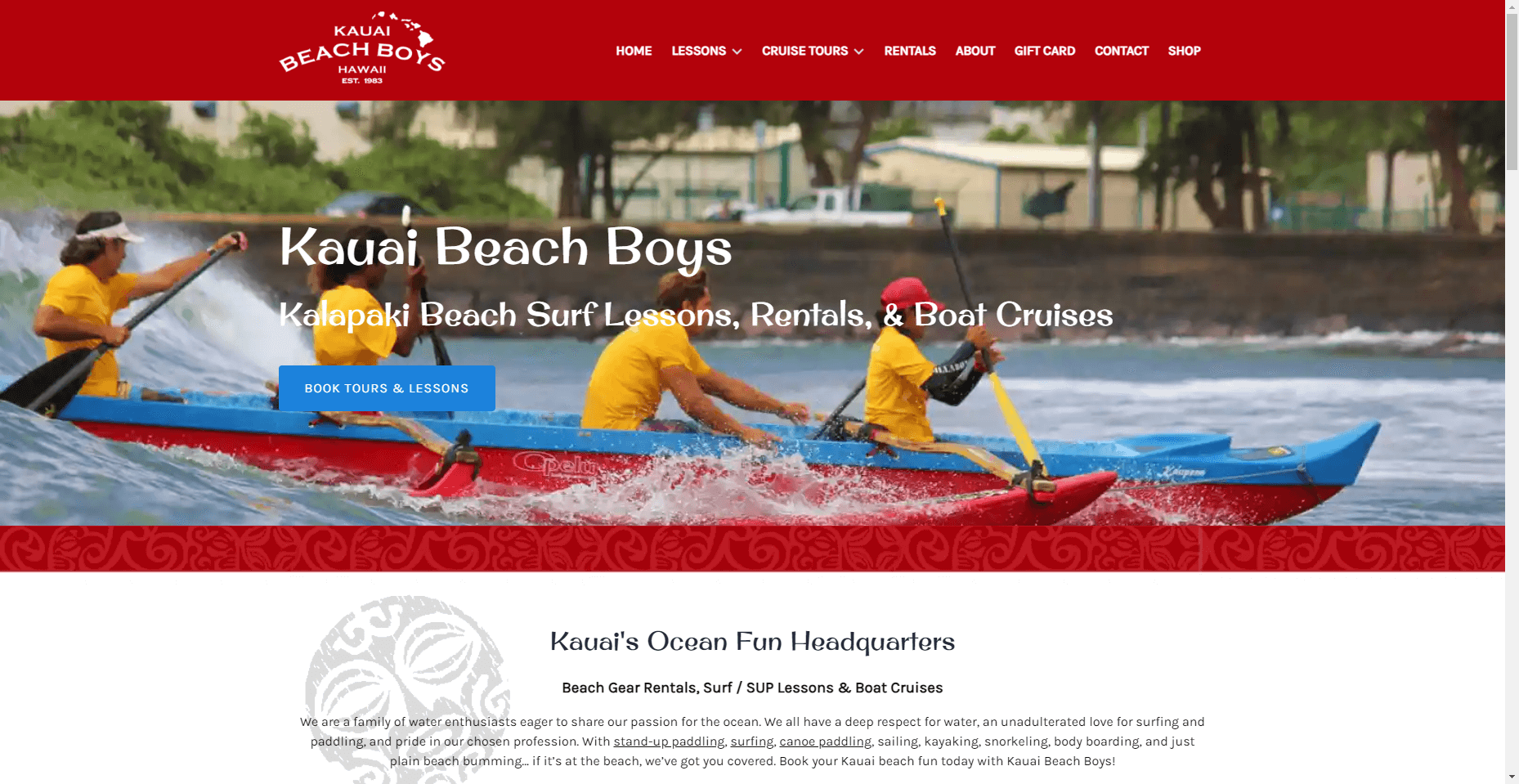 Kauai Beach Boys in Hawaiʻi