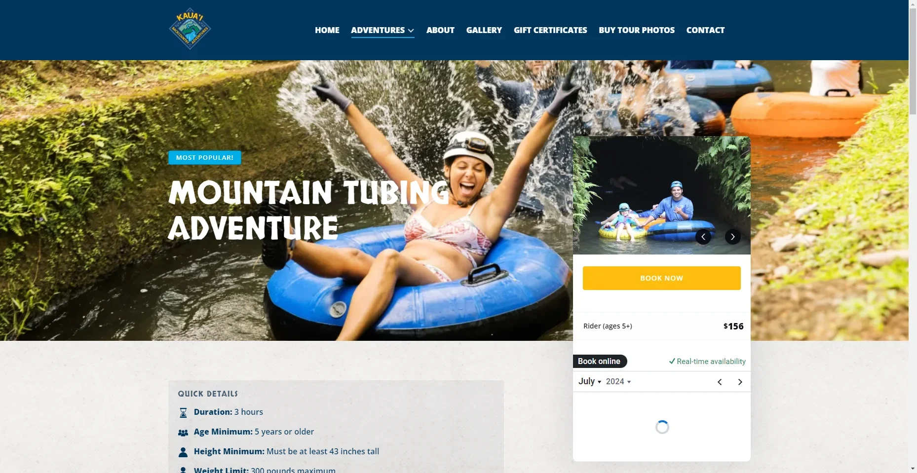 Kauai Backcountry Tubing in Hawaiʻi