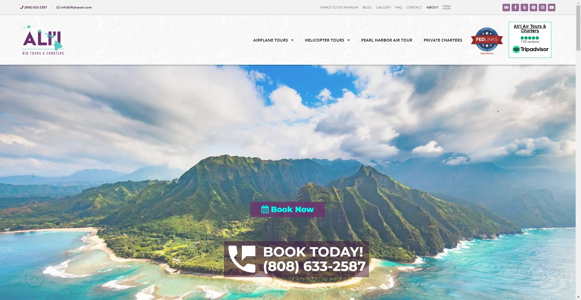 Alii Kauai Air Tours in Hawaiʻi