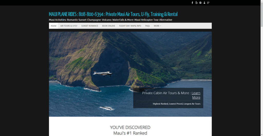 Maui Plane Rides in Hawaiʻi