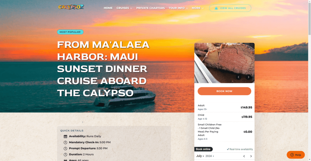 Calypso Dinner Cruise in Hawaiʻi