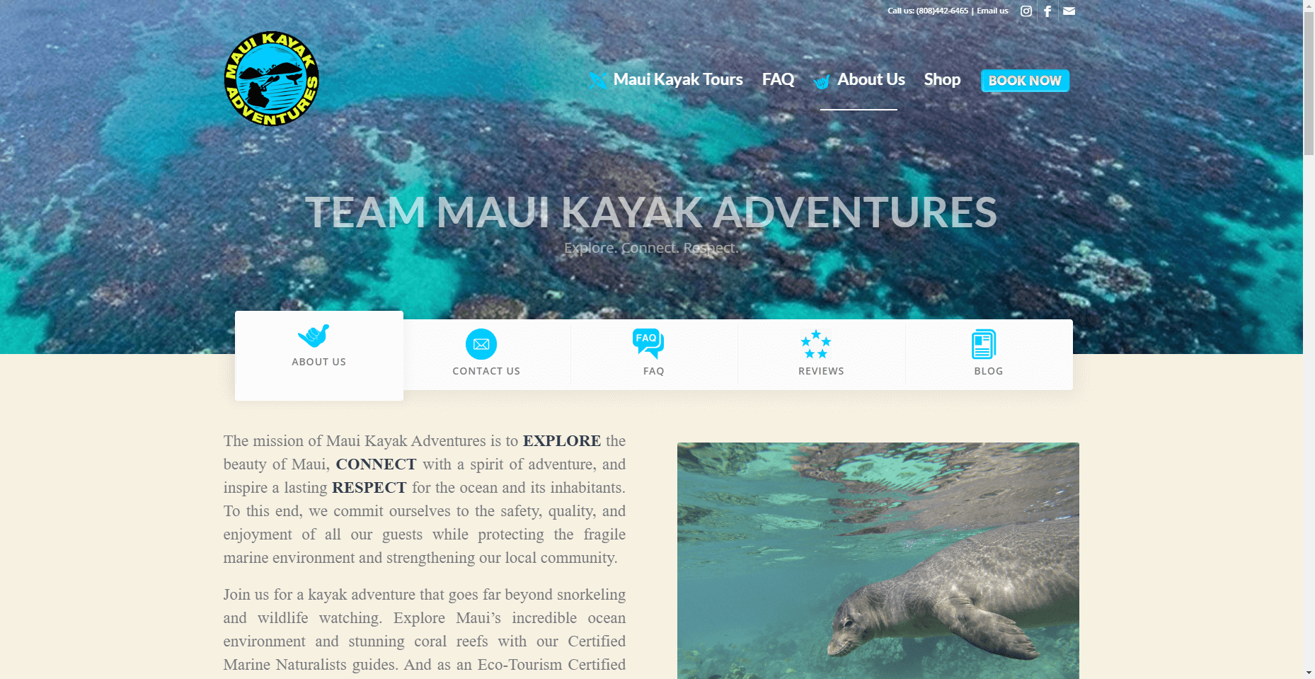 Maui Kayak Adventures in Hawaiʻi