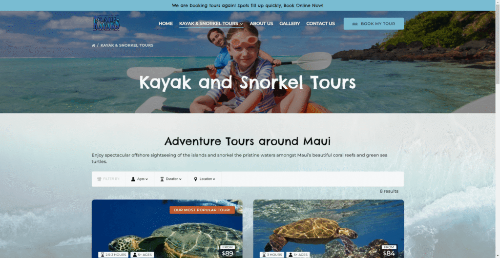 Maui Kayaks in Hawaiʻi