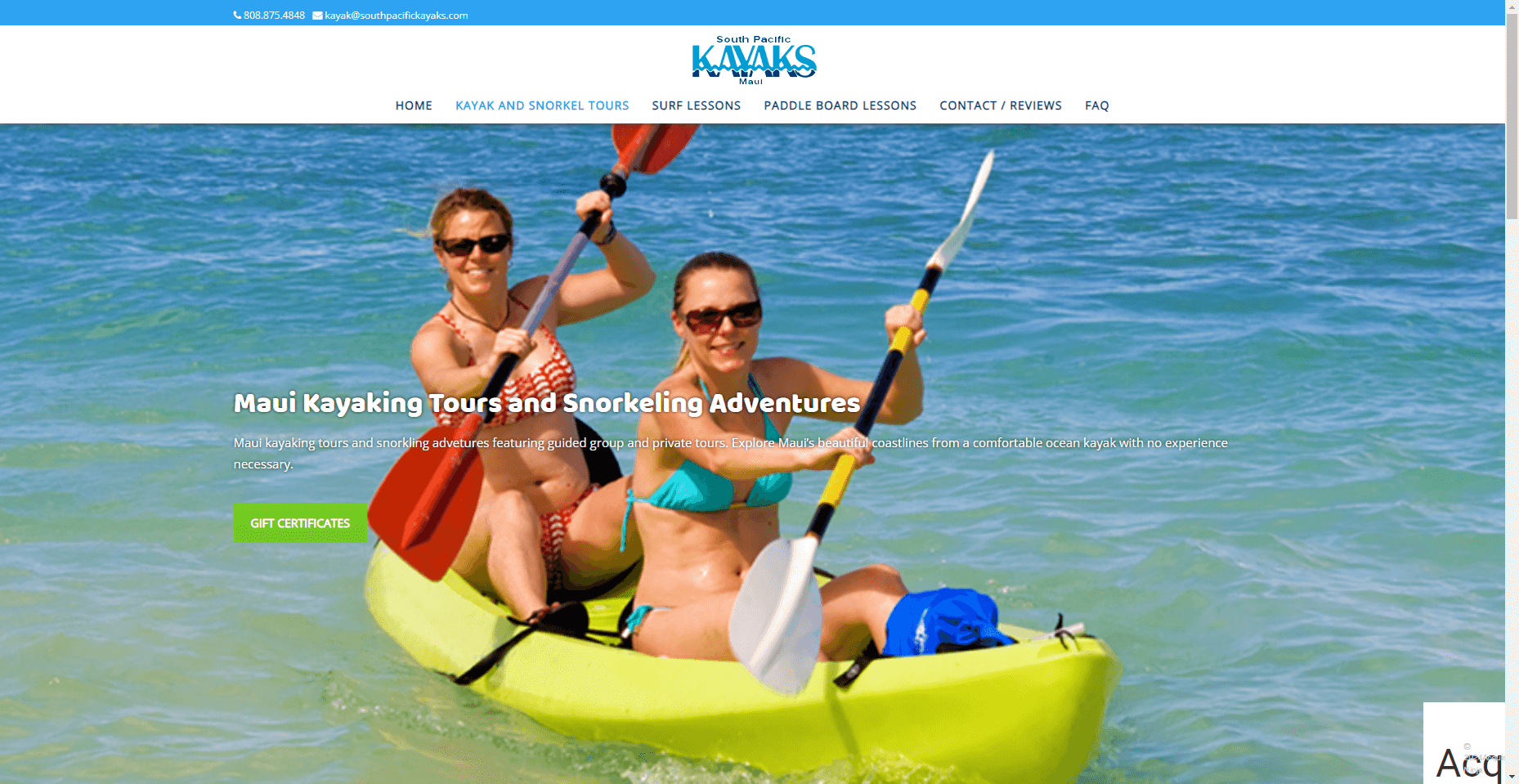 South Pacific Kayaks in Hawaiʻi