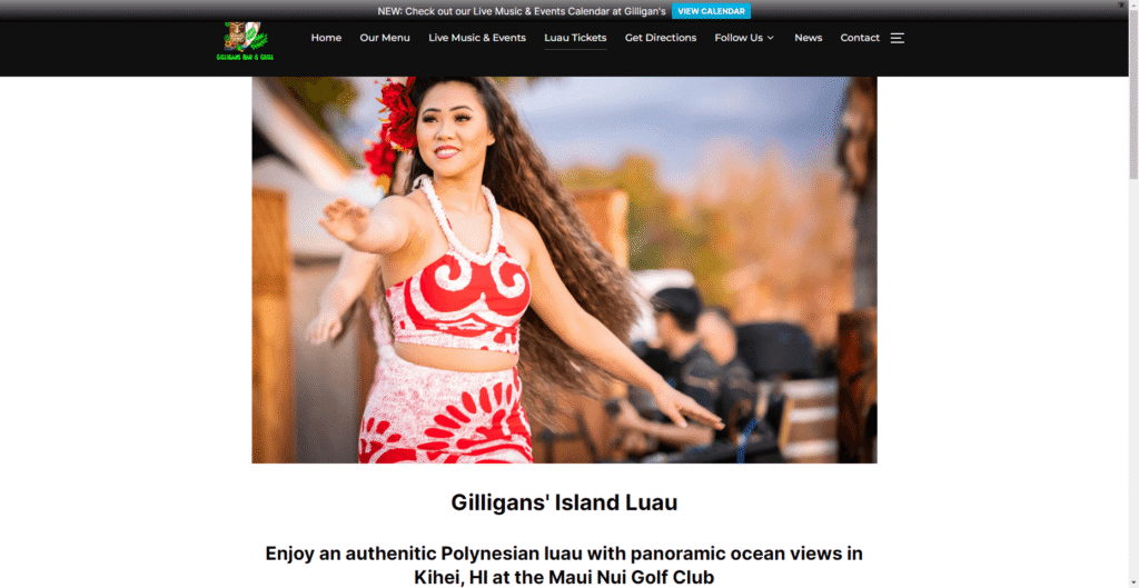 Gilligans’ Island Luau in Hawaiʻi