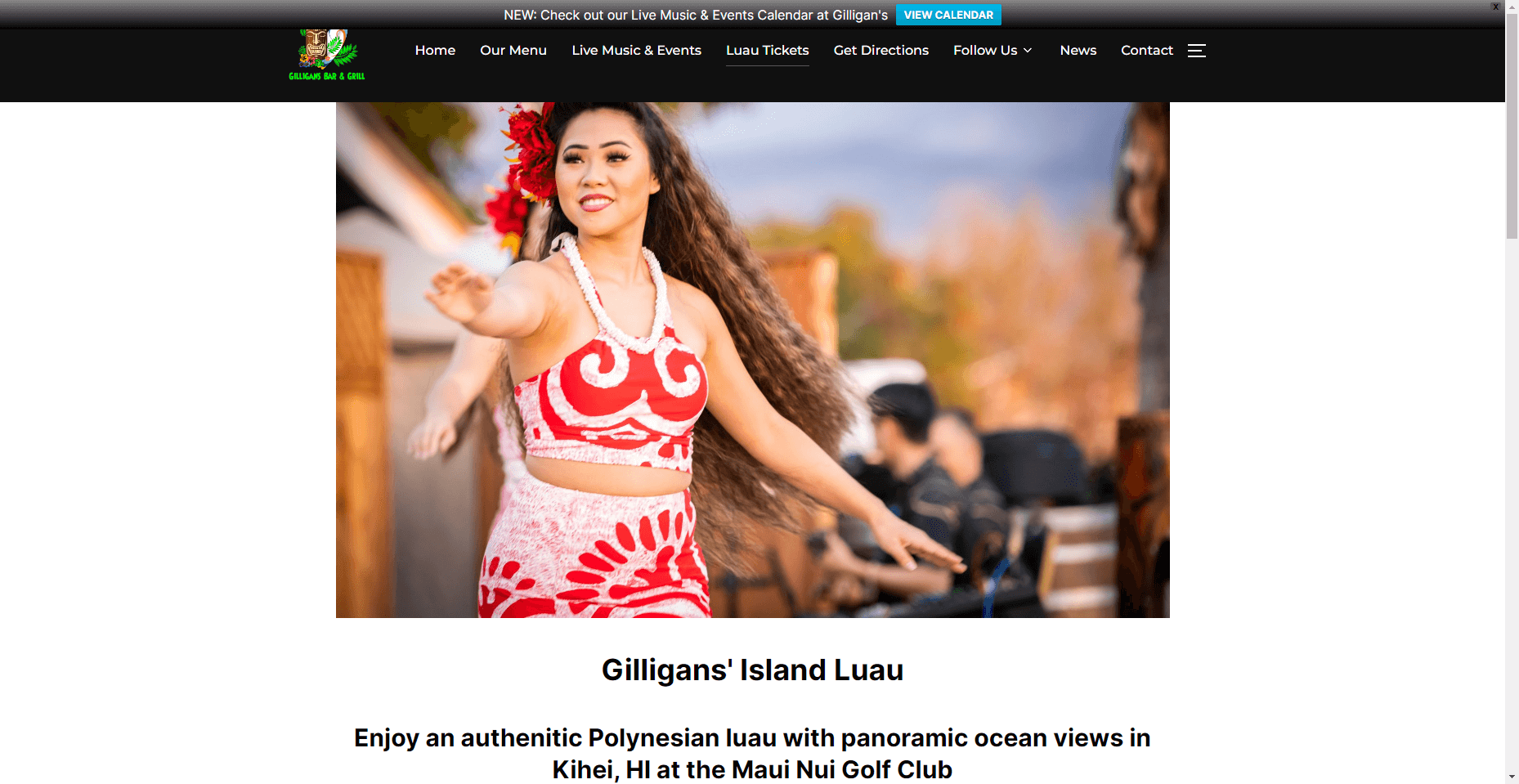 Gilligans’ Island Luau in Hawaiʻi