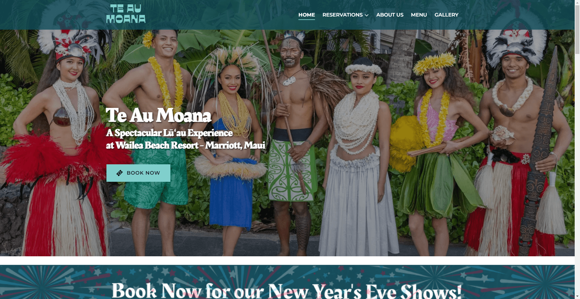 Te Au Moana Luau in Hawaiʻi