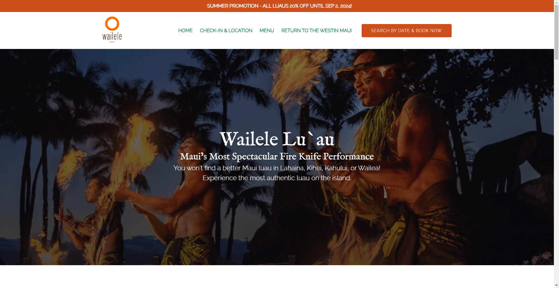 Wailele Luau in Hawaiʻi