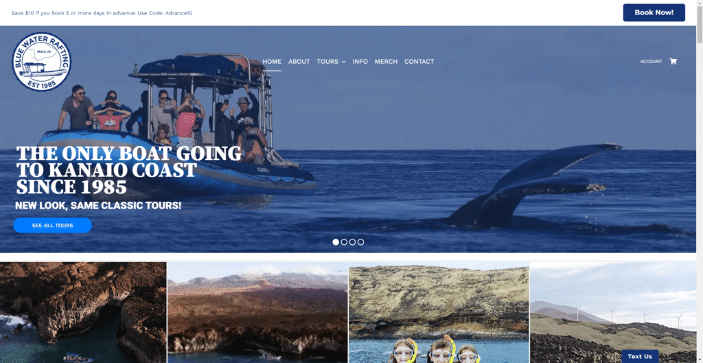 Blue Water Rafting in Hawaiʻi