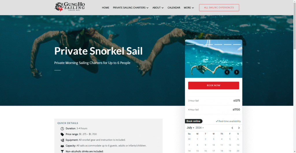 Gungho Sailing Private Snorkel Sail in Hawaiʻi