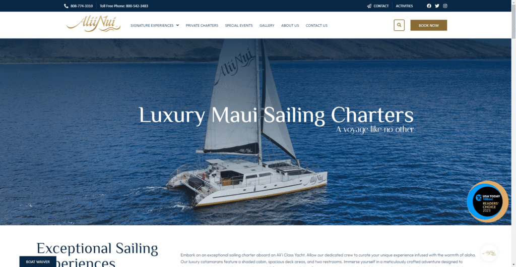 Alii Nui Sailing in Hawaiʻi