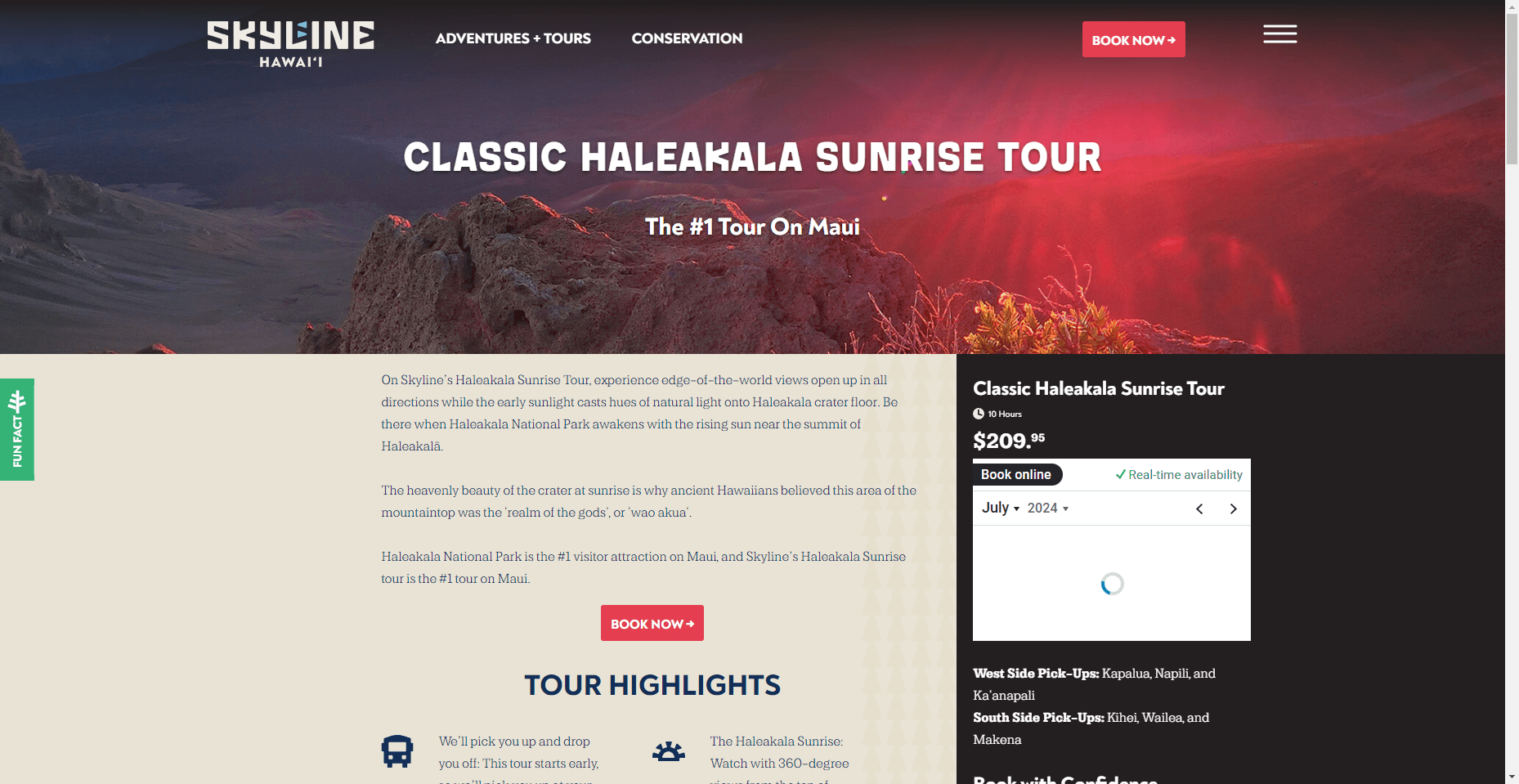Bike Maui together with Skyline Hawaii in Hawaiʻi