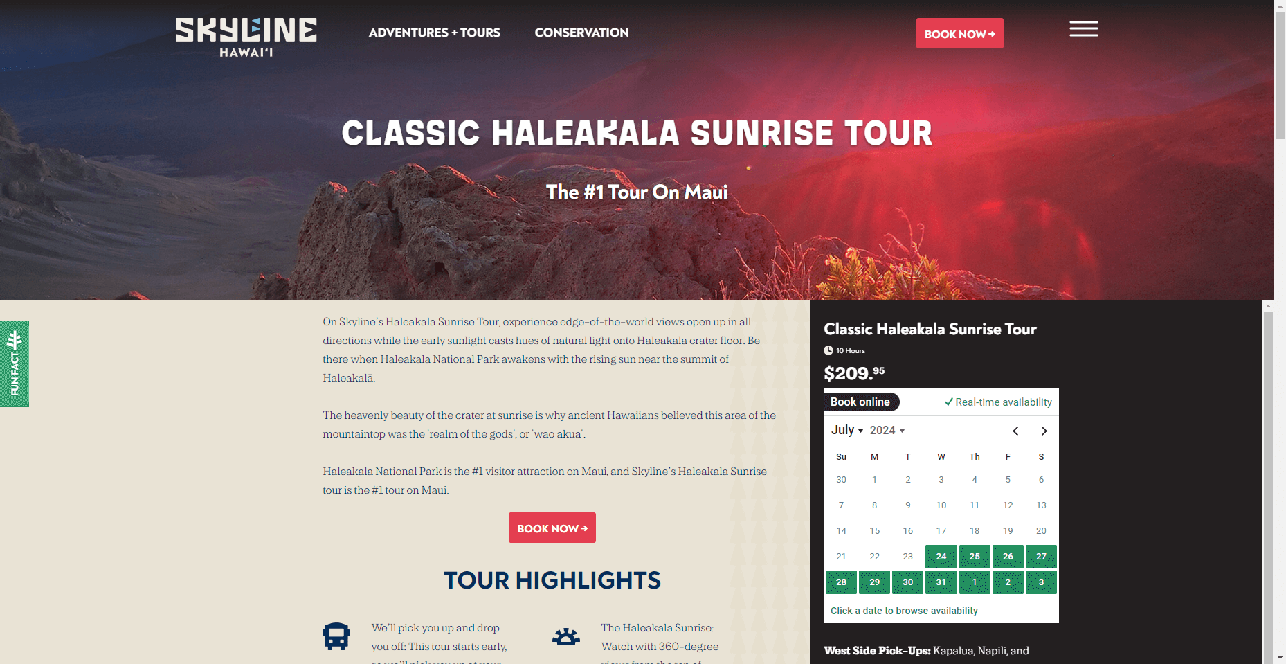 Skyline Hawaii Sunrise Tour in Hawaiʻi