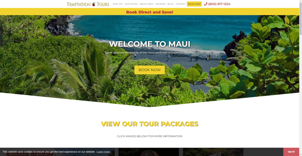 Temptation Tours in Hawaiʻi