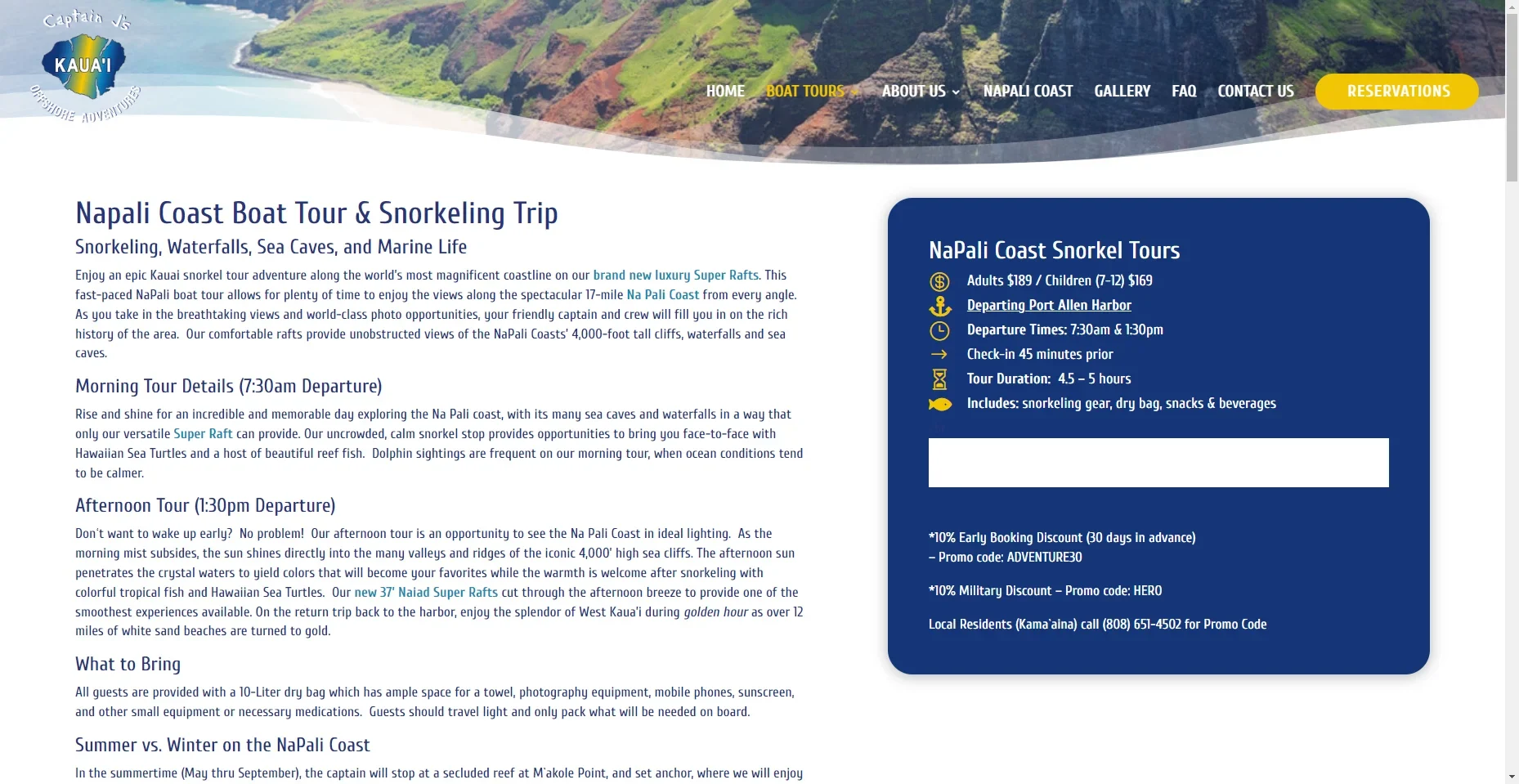 Captain J’s Kauai Offshore Adventures in Hawaiʻi