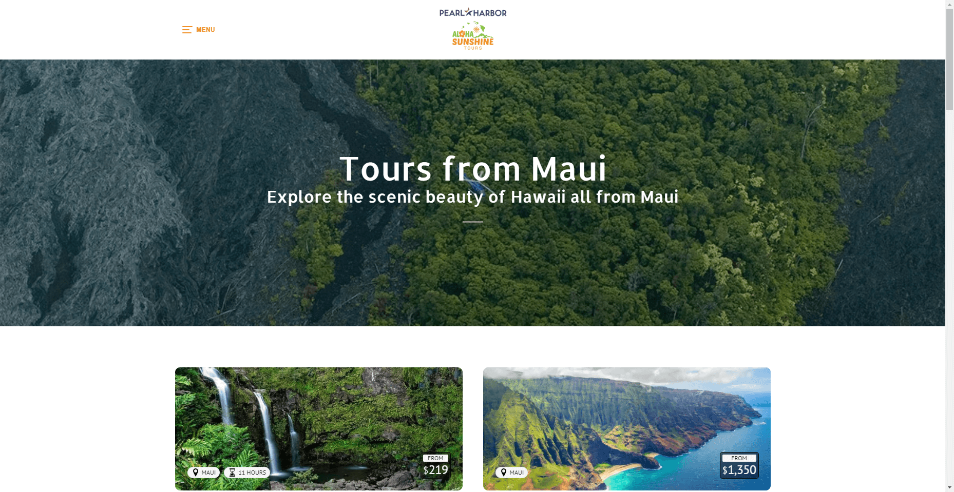 Aloha Sunshine Tours in Hawaiʻi