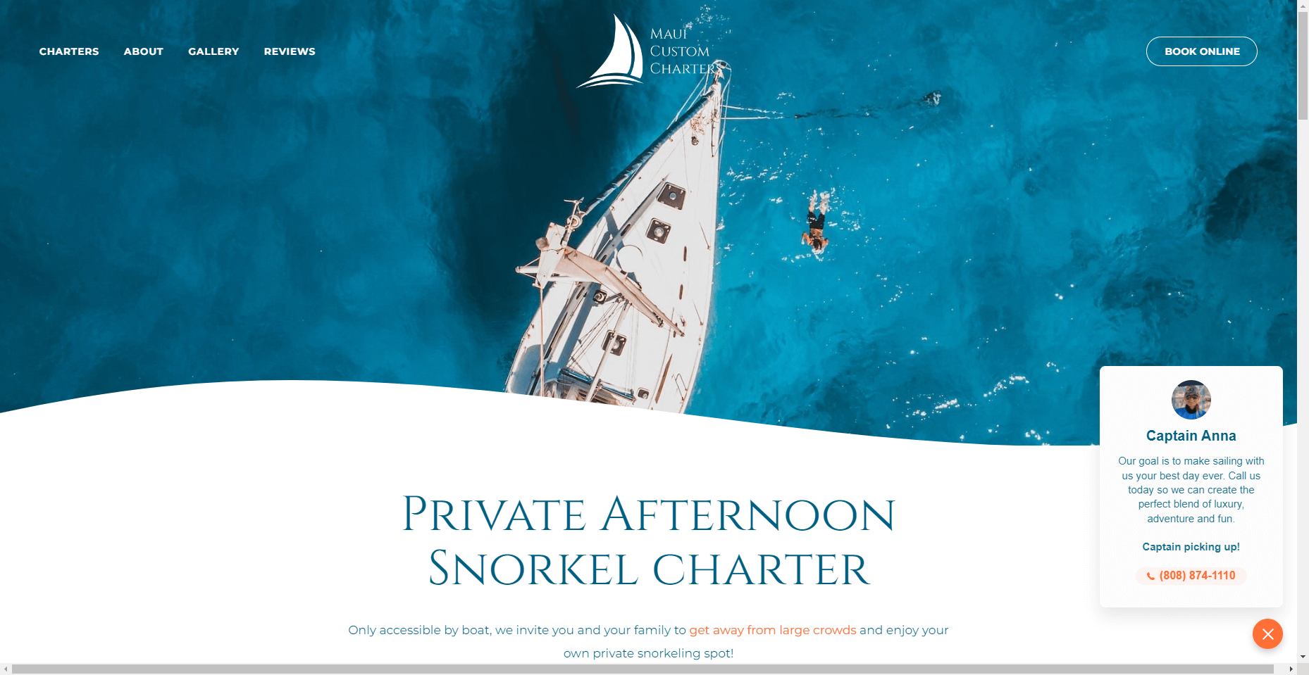 Maui Custom Charters Snorkeling in Hawaiʻi