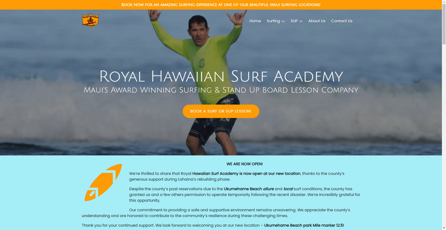 Royal Hawaiian Surf Academy in Hawaiʻi