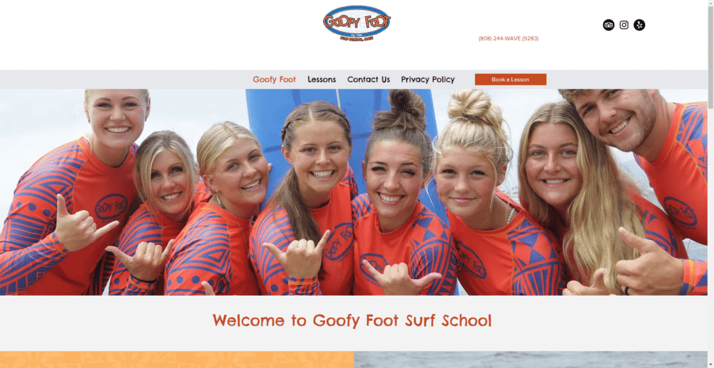 Goofy Foot Surf School in Hawaiʻi