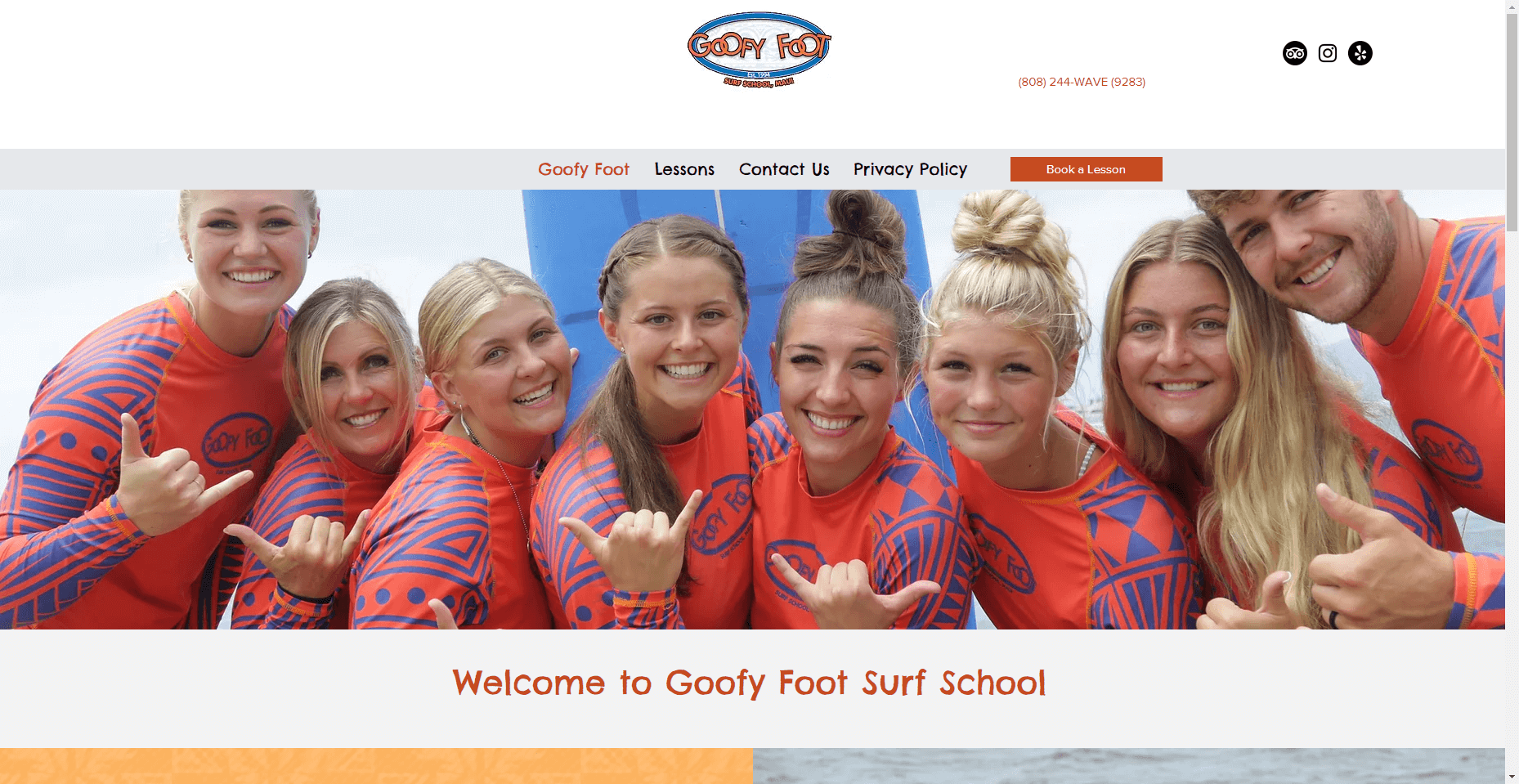 Goofy Foot Surf School in Hawaiʻi