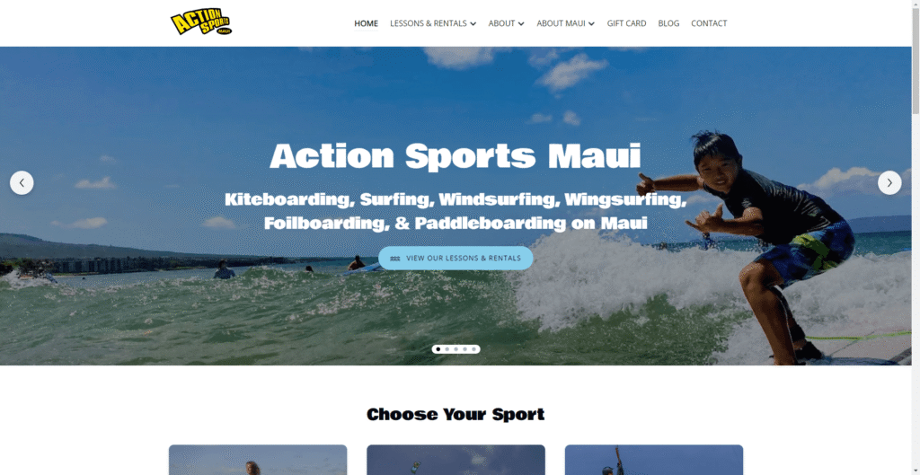 Action Sports Maui in Hawaiʻi