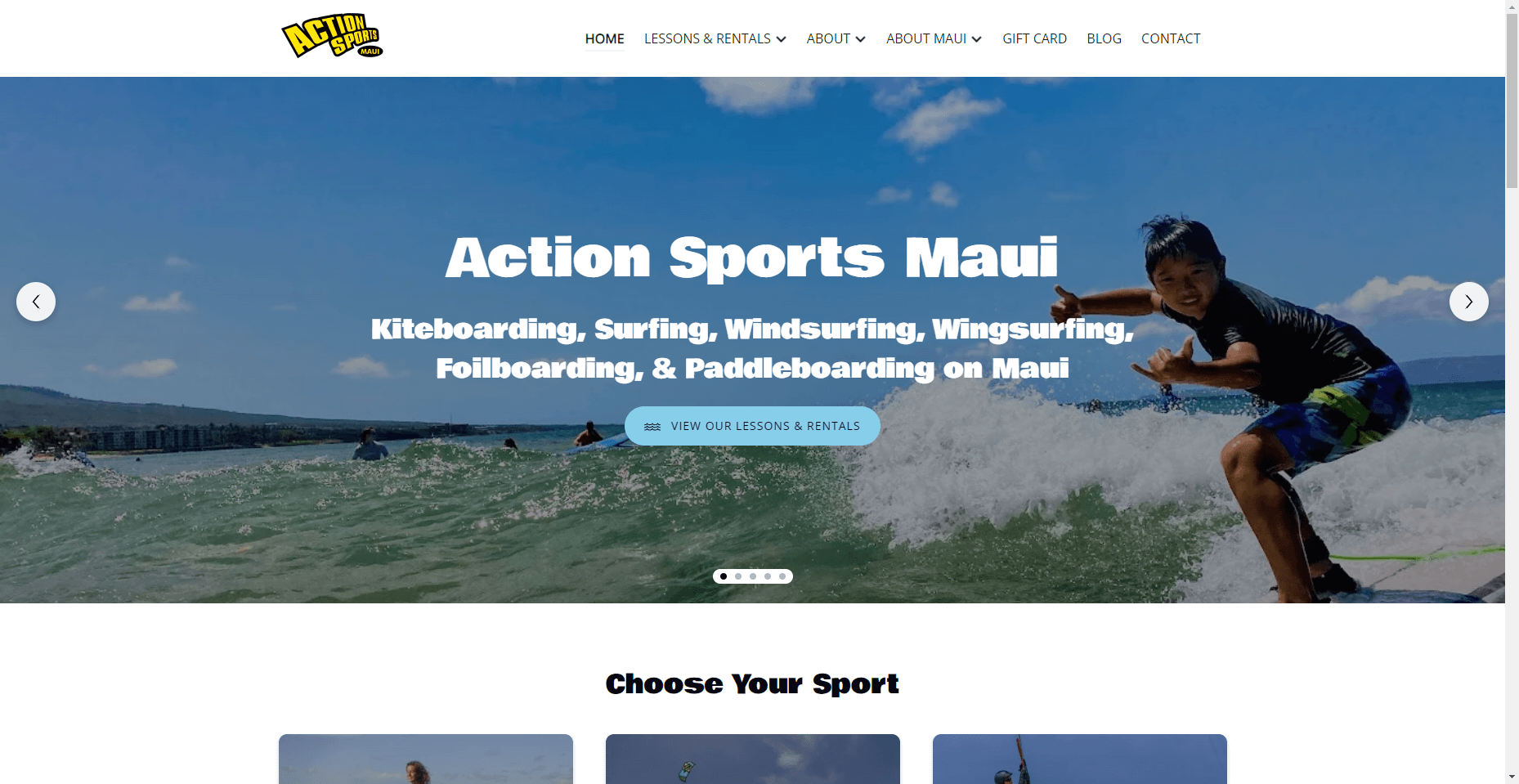 Action Sports Maui in Hawaiʻi