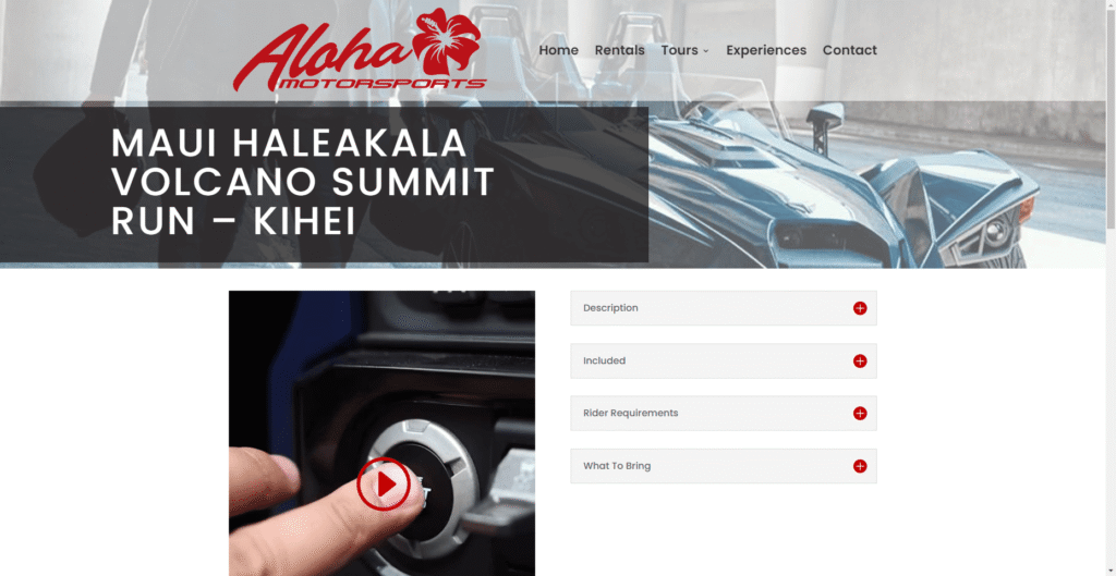 Aloha Motorsports Kihei – Haleakala Volcano Summit Run – 24 hour Slingshot Rental with Pre-Programed Navigation Tour in Hawaiʻi