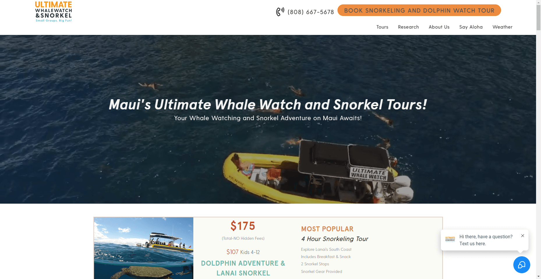 Ultimate Whale Watch in Hawaiʻi