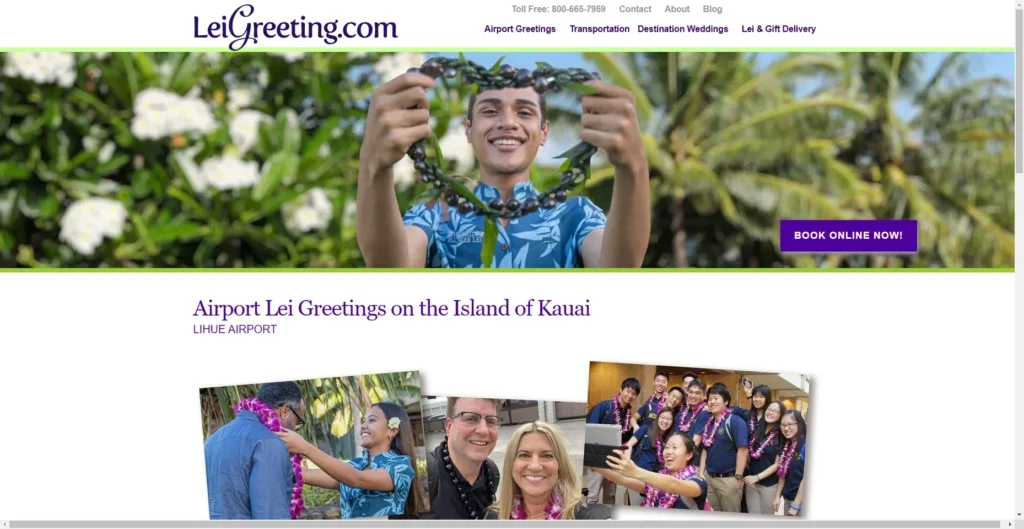 Kauai Airport Lei Greeting in Hawaiʻi