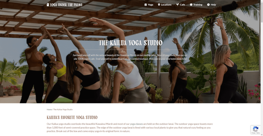Yoga Under The Palms in Hawaiʻi