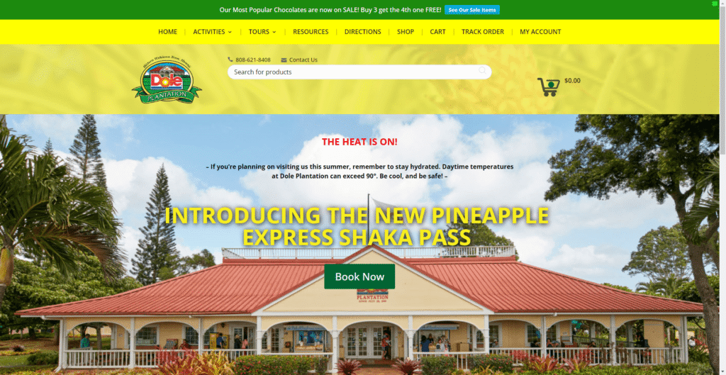 Dole Plantation in Hawaiʻi