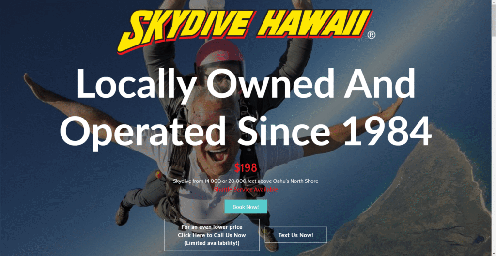 SkyDive Hawaii in Hawaiʻi