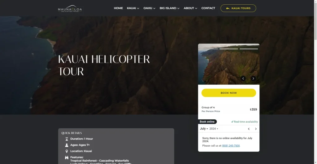 Mauna Loa Helicopter Tours in Hawaiʻi