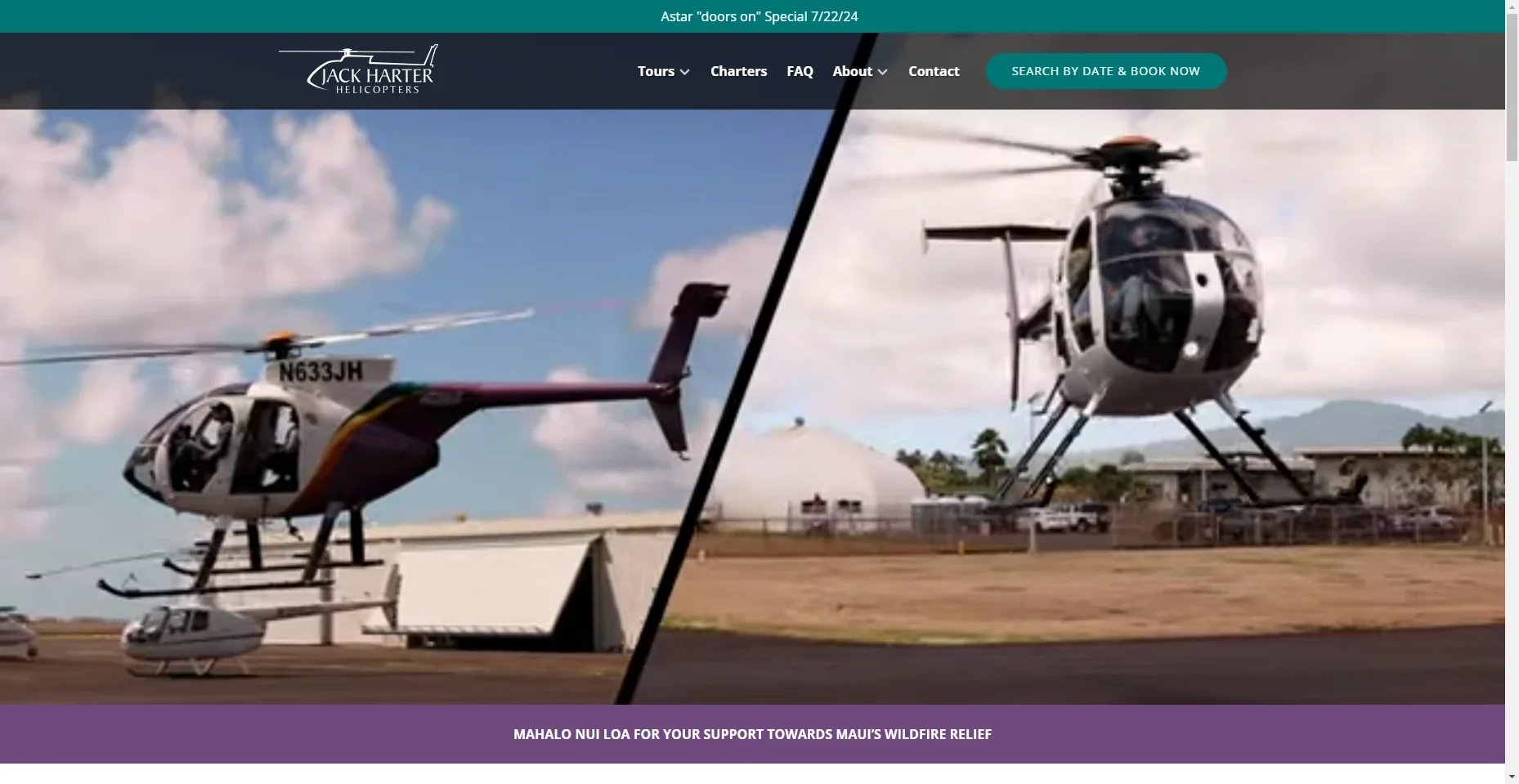 Jack Harter Helicopters in Hawaiʻi